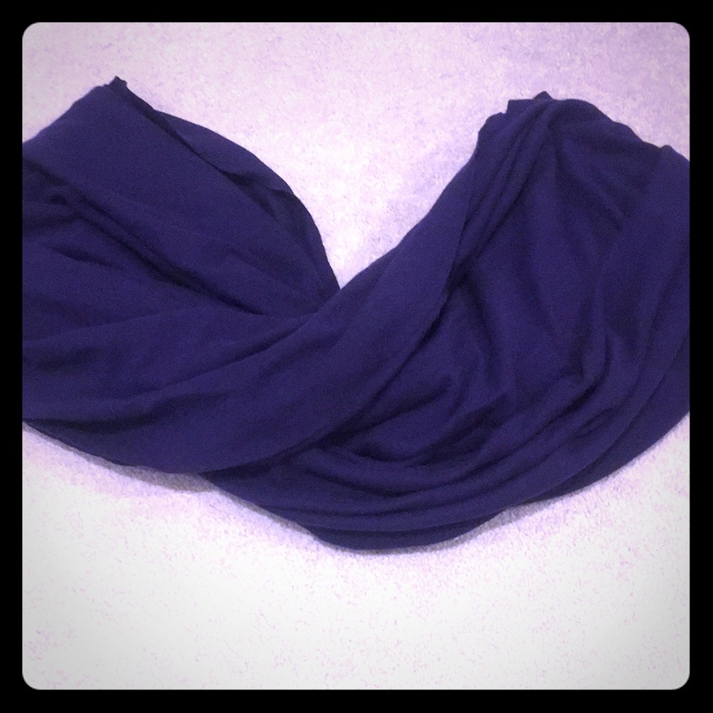 Dark purple Infiniti scarf
